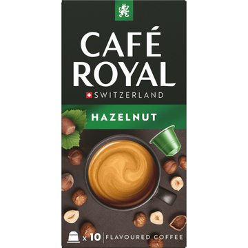 Cafe Royal afe Royal Hazelnut Flavoured Coffee 10 Capsules 50 g bij Jumbo