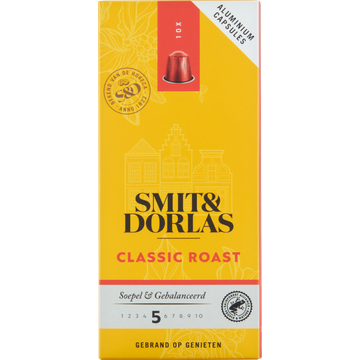 Smit & Dorlas mit & Dorlas Classic Roast Koffiecups 10 Stuks bij Jumbo