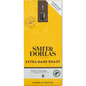 Smit & Dorlas mit & Dorlas Extra Dark Roast Koffiecups 10 Stuks bij Jumbo