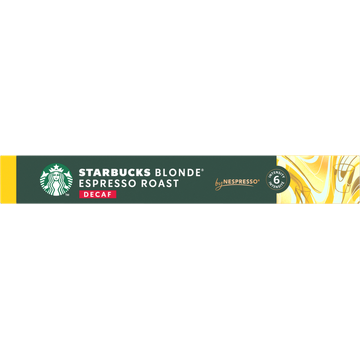 Starbucks tarbucks by Nespresso Blonde Espresso Roast Decaf 10 Koffiecups bij Jumbo