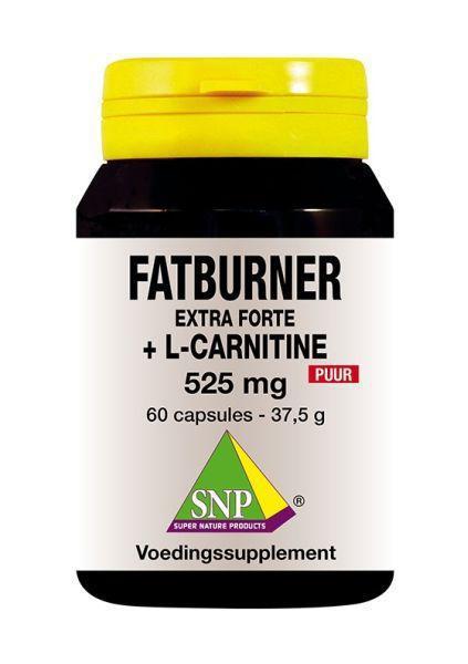 SNP Fatburner extra forte & l-carnitine 525 mg puur 60 capsules