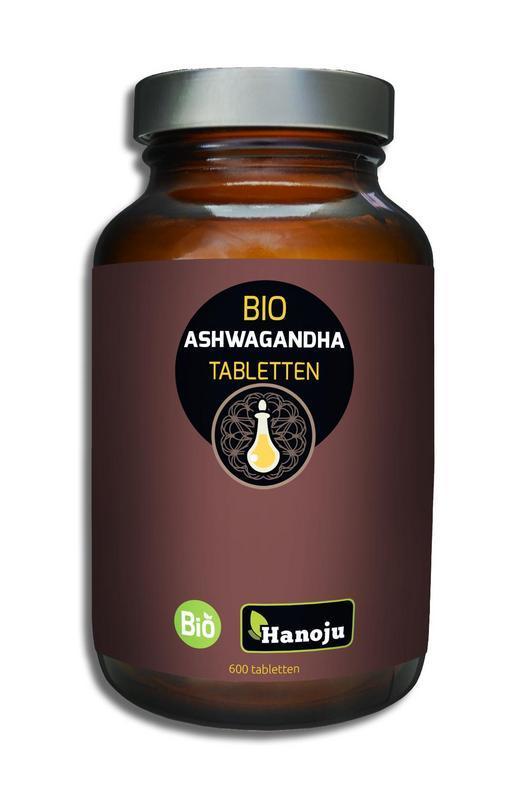 Hanoju Ashwagandha organic 500 mg 600 Tabletten