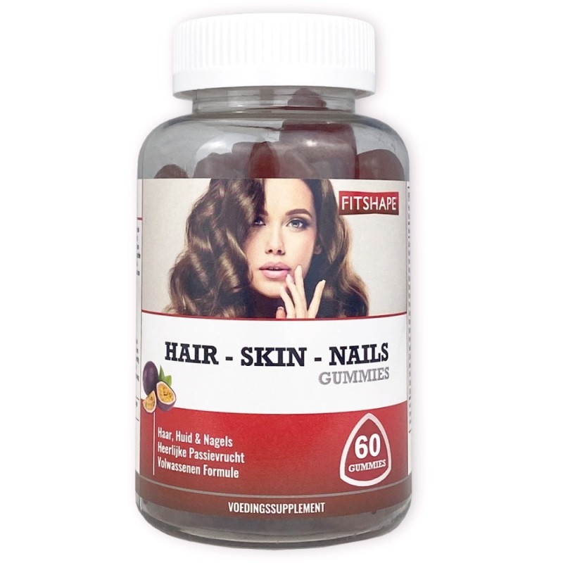 Fitshape Hair-skin-nails gummies 60 Stuks