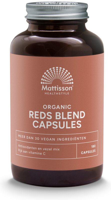 Mattisson Healthstyle biologische reds beauty blend 180 Vegan Capsules
