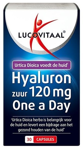 Lucovitaal Hyaluronzuur droge huid 120 mg 90 capsules