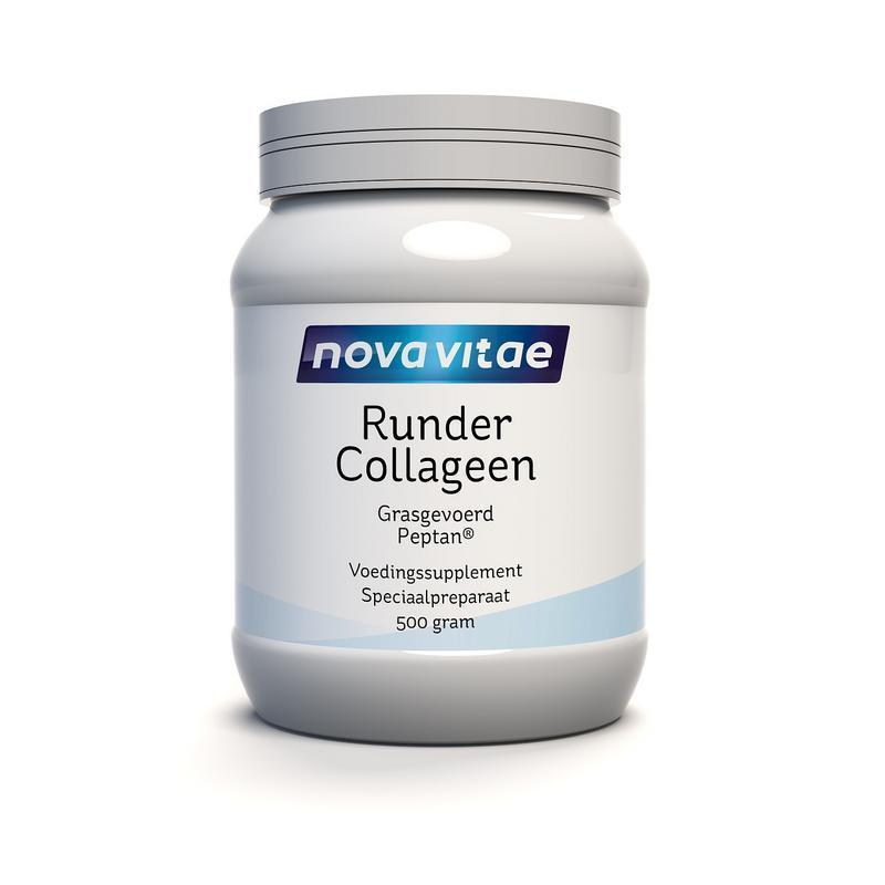 Nova Vitae Runder collageen gras gevoerd peptan 500g