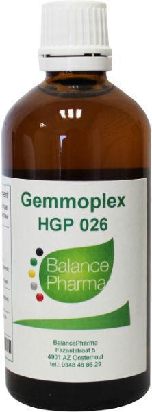 Balance Pharma Gemmoplex hgp026 gewichtslymf 100ml