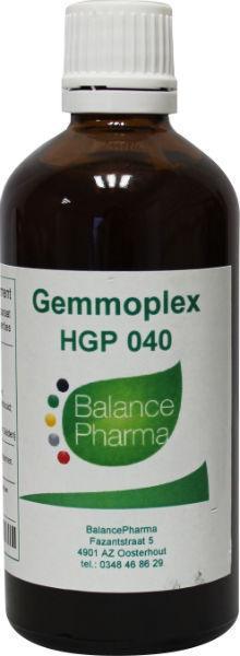 Balance Pharma Gemmoplex hgp040 diep lymf 100ml