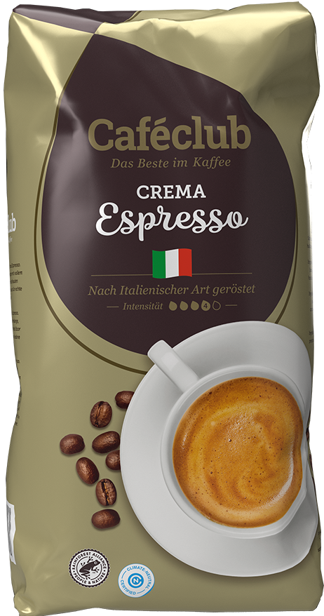 Caféclub  Crema Espresso Bonen - 1kg