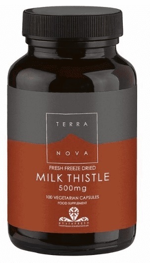 Terranova Milk thistle 500 mg 100 Vegan Capsules
