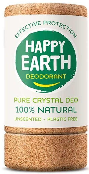 Happy Earth Pure crystal deo stick unscented 90gr