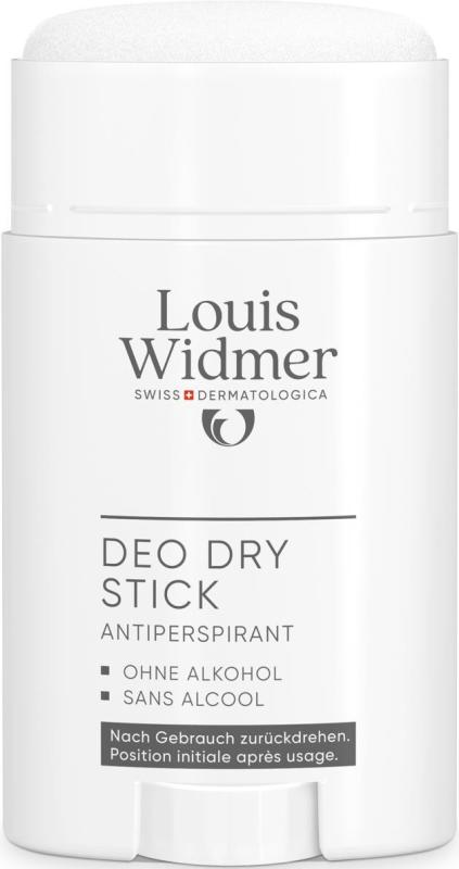Louis Widmer Deo dry stick antiperspirant licht geparfumeerd 50 ML