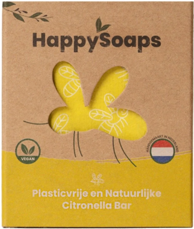 HappySoaps Anti-insect bar citronella 40gr