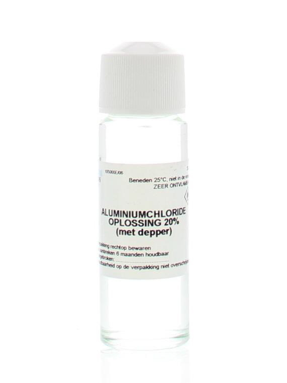 Fagron Aluminiumchloride oplossing 20% met depper 30ml
