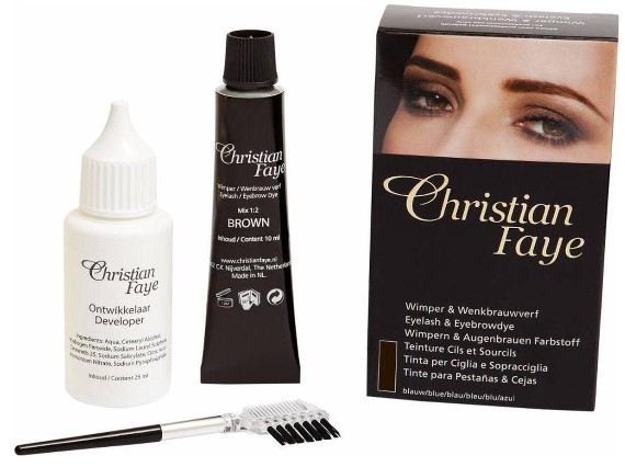 Christian Faye Eyebrow/eyelash dye brown/black 1st