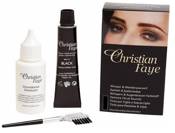 Christian Faye Eyebrow/eyelash dye black 1st