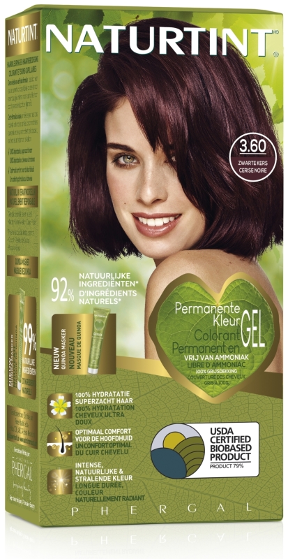 Naturtint Haarkleuring 3.60 zwarte kers 170 ML