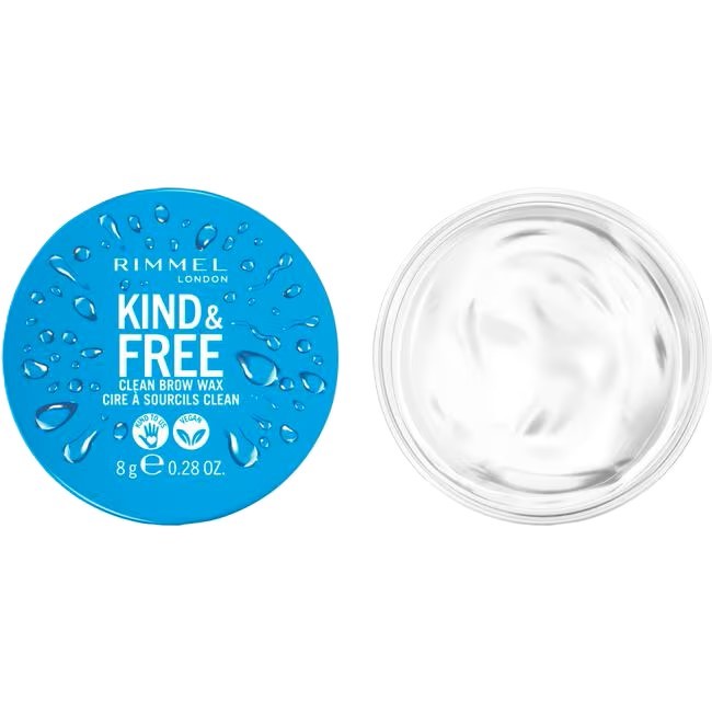 Rimmel London Kind & free universal natural brow wax transparant 8 Gram
