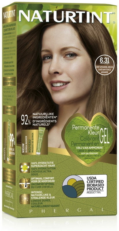 Naturtint Haarkleuring 6.31 diep amandelbruin 170 ML