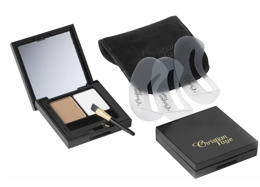 Christian Faye Eyebrow make up duo highlighter - light 1st