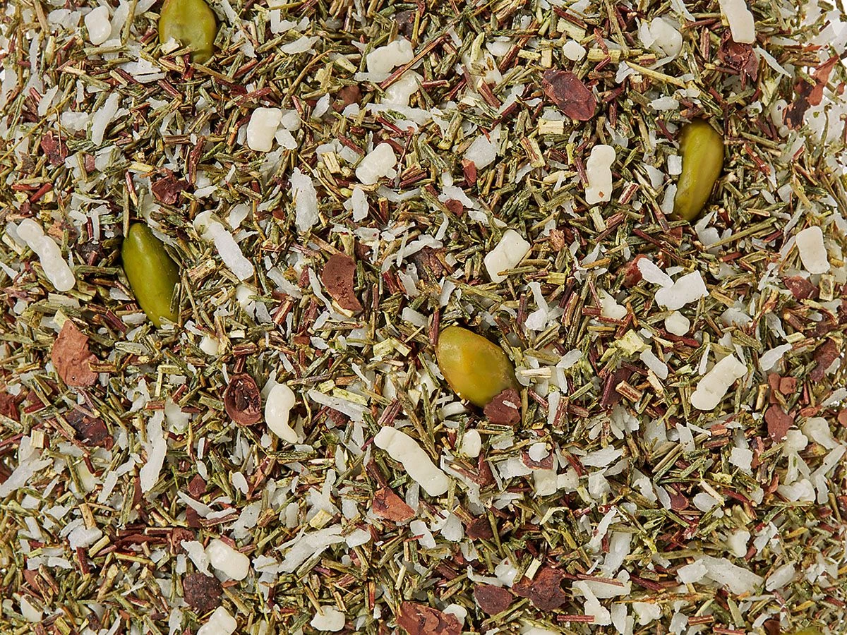 TeaKing Witte chocolade - Pistache
 -
 Rooibos thee