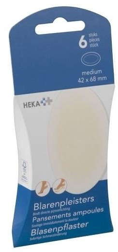 Heka Blarenpleisters medium 6stuks