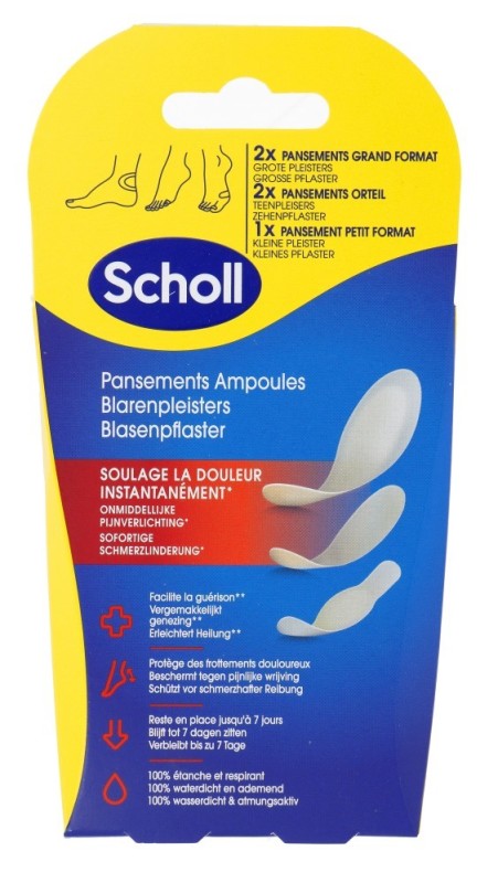 Scholl Blarenpleisters mixed 5 Stuks