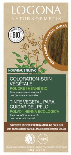 Logona Haarkleur amber bruin 100G