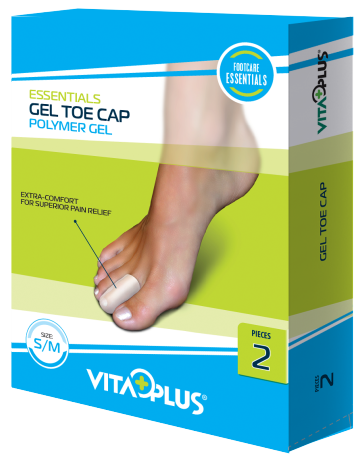 Vitaplus Essentials gel toe cap polymer gel maat s/m 1 Stuk