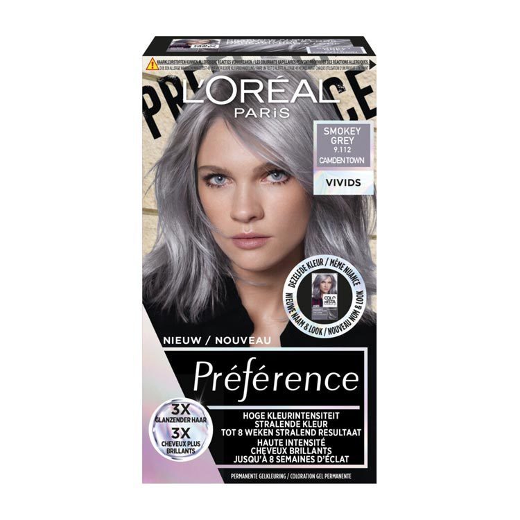 L'Oréal Paris Préférence vivids 9.112 smokey grey 1st