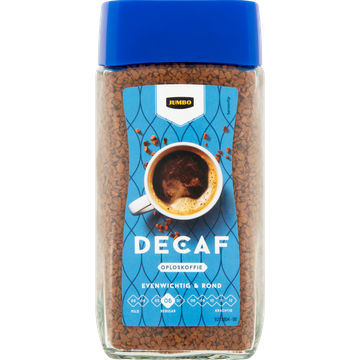 Jumbo umbo Decaf Oploskoffie 100 g
