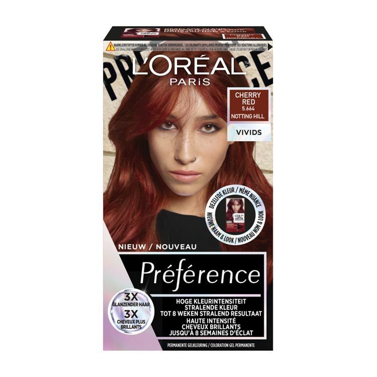L'Oréal Paris Préférence vivids 5.664 cherry red 1st