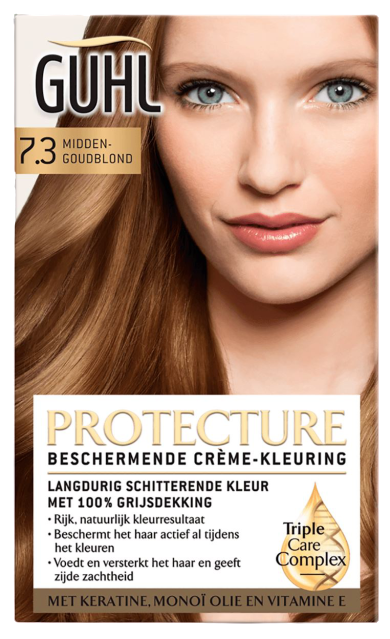 Guhl Haarverf crème-kleuring 7.3 middengoudblond 1 stuk