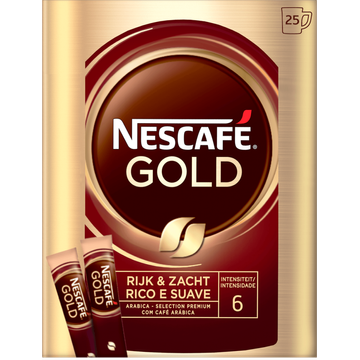 Nescafe escafe Gold Oploskoffie 25 Stuks bij Jumbo