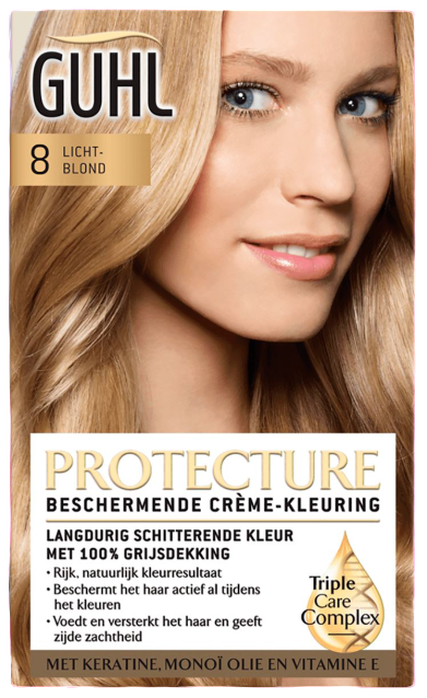 Guhl Beschermende crème-kleuring 8 lichtblond 1 stuk