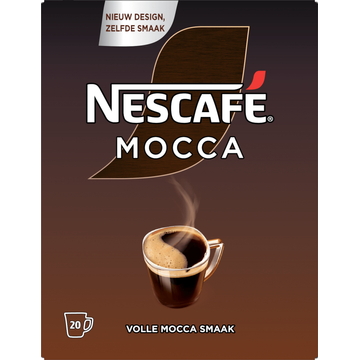 Nescafe escafe Mocca oploskoffie 20 zakjes bij Jumbo