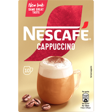Nescafe escafe Cappuccino Koffiedrank 10 x 12,5 g bij Jumbo