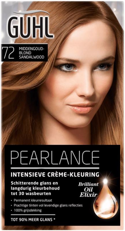 Guhl Intensieve crème-kleuring 72 middenblond 1 stuk