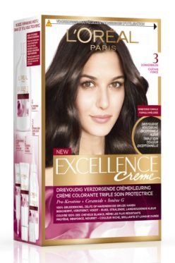 L'Oréal Paris Excellence creme haarverf donkerbruin 3 1 stuk