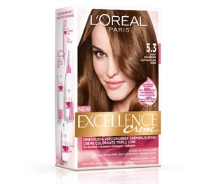 L'Oréal Paris Excellence creme haarverf licht goudbruin 5.3 1 stuk