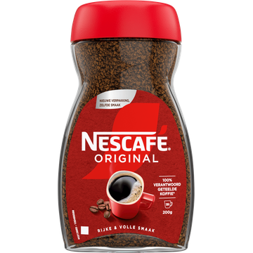 Nescafe escafe Original Oploskoffie 200 g bij Jumbo