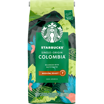 Starbucks tarbucks SingleOrigin Colombia Medium Roast Koffiebonen 450 g bij Jumbo
