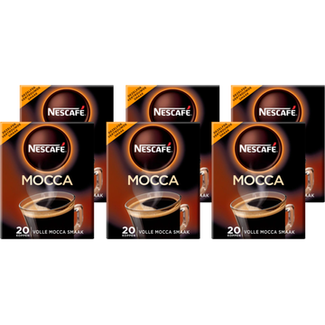 Nescafe escafe Mocca Oploskoffie 6 x 20 Zakjes bij Jumbo