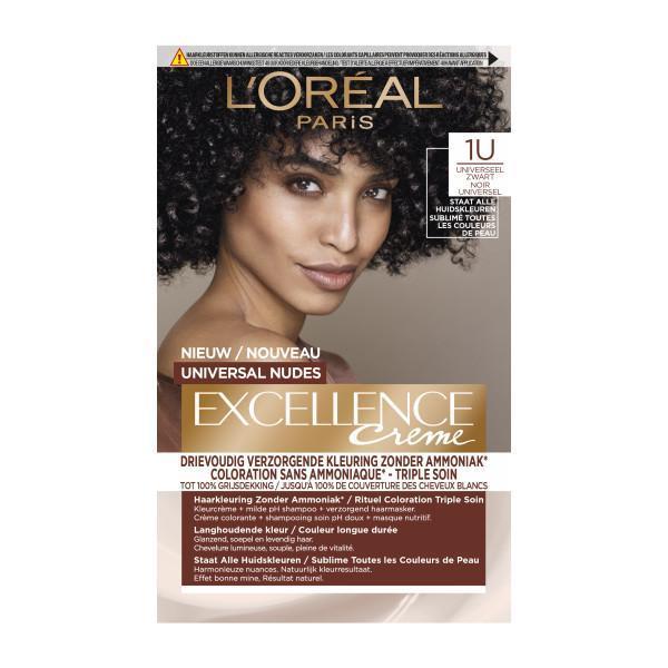 L'Oréal Paris Excellence creme 1u - uni zwart 1 stuks