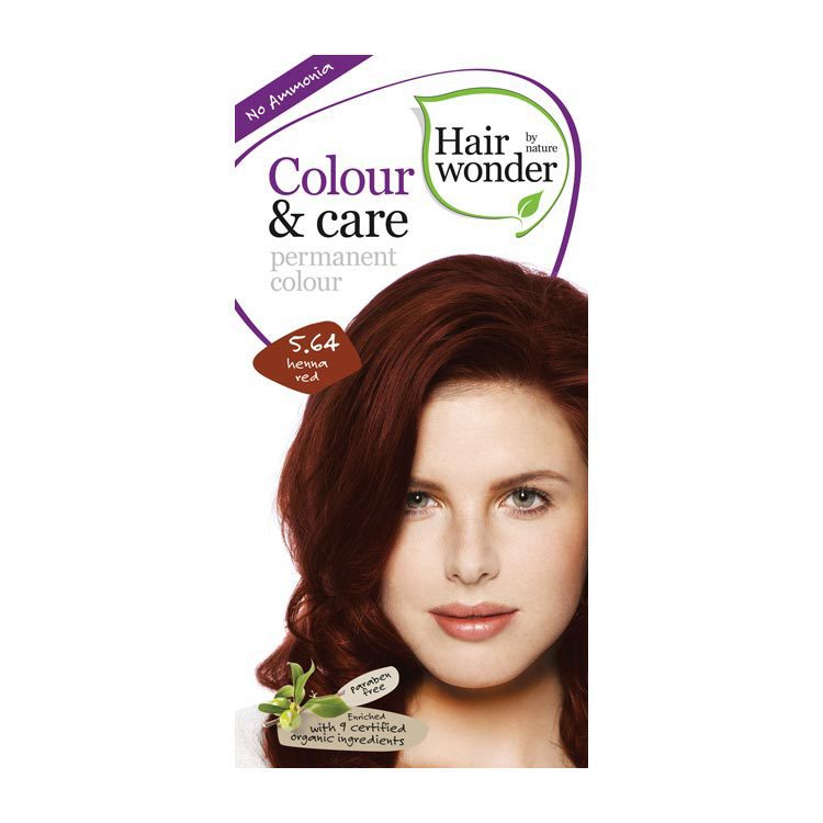 Hairwonder Haarverf colour & care henna red 5.64 100ml
