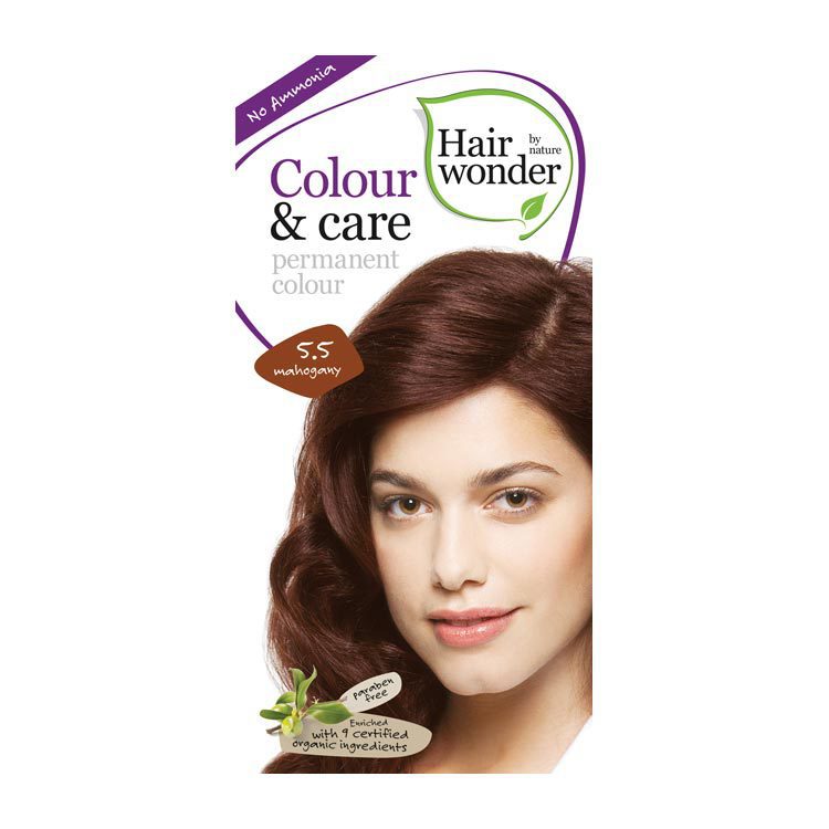 Hairwonder Haarverf colour & care mahogany 5.5 100ml