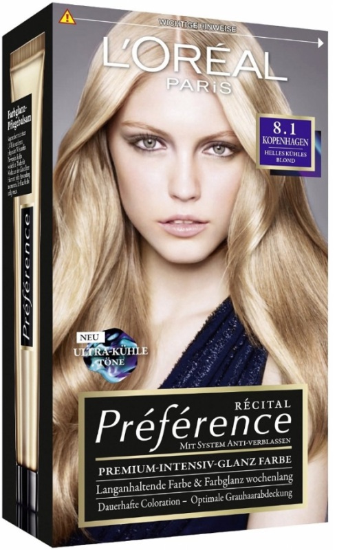 L'Oréal Paris Preference 8.1 copenhague licht asblond 1 Stuk