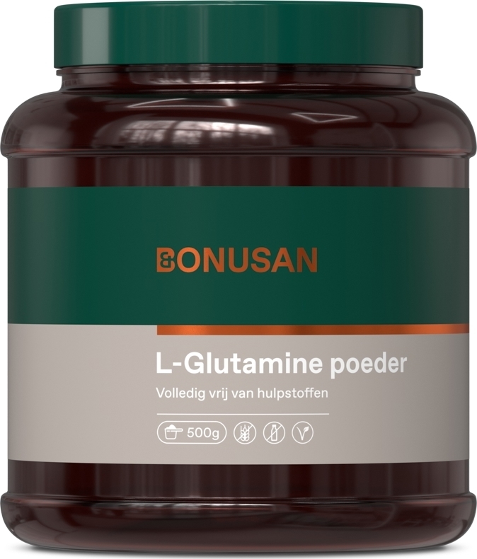 Bonusan L-glutamine poeder 500 Gram