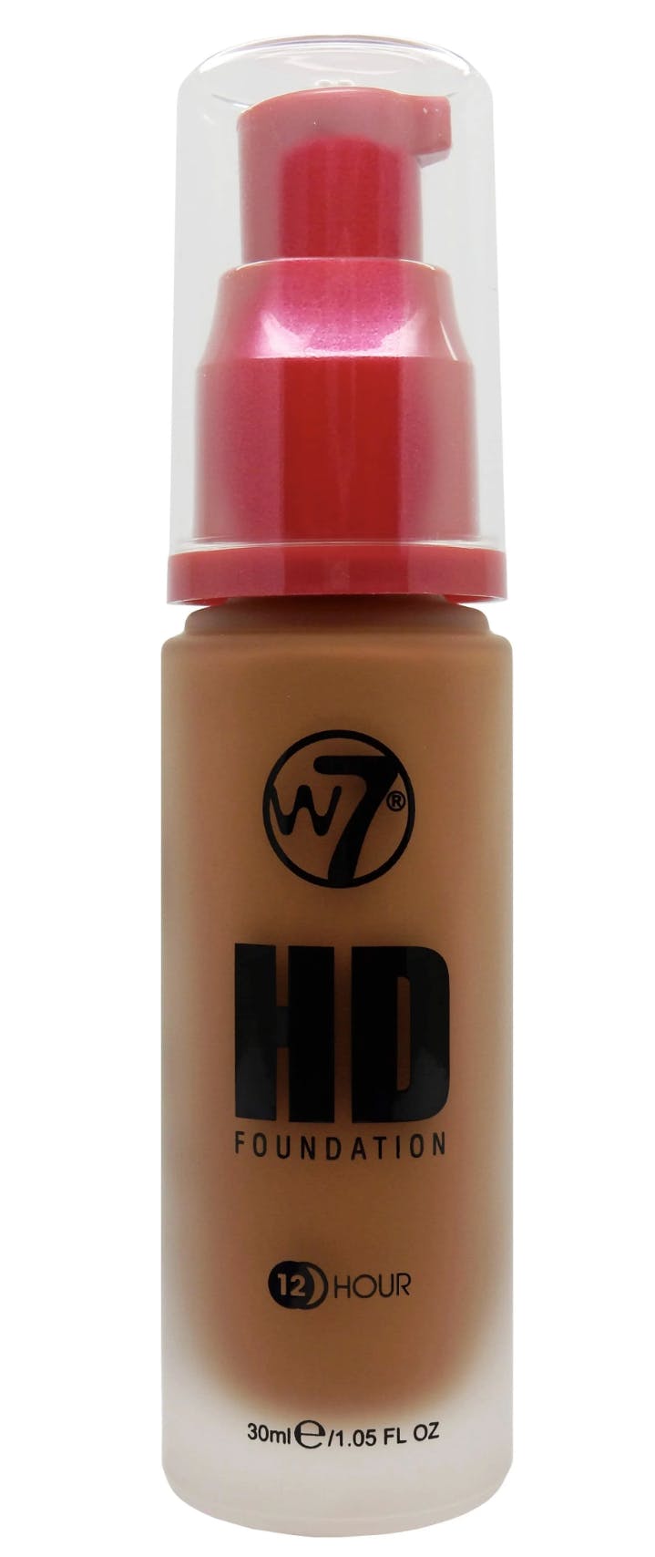 W7 HD Foundation Hazelnut 30 ml