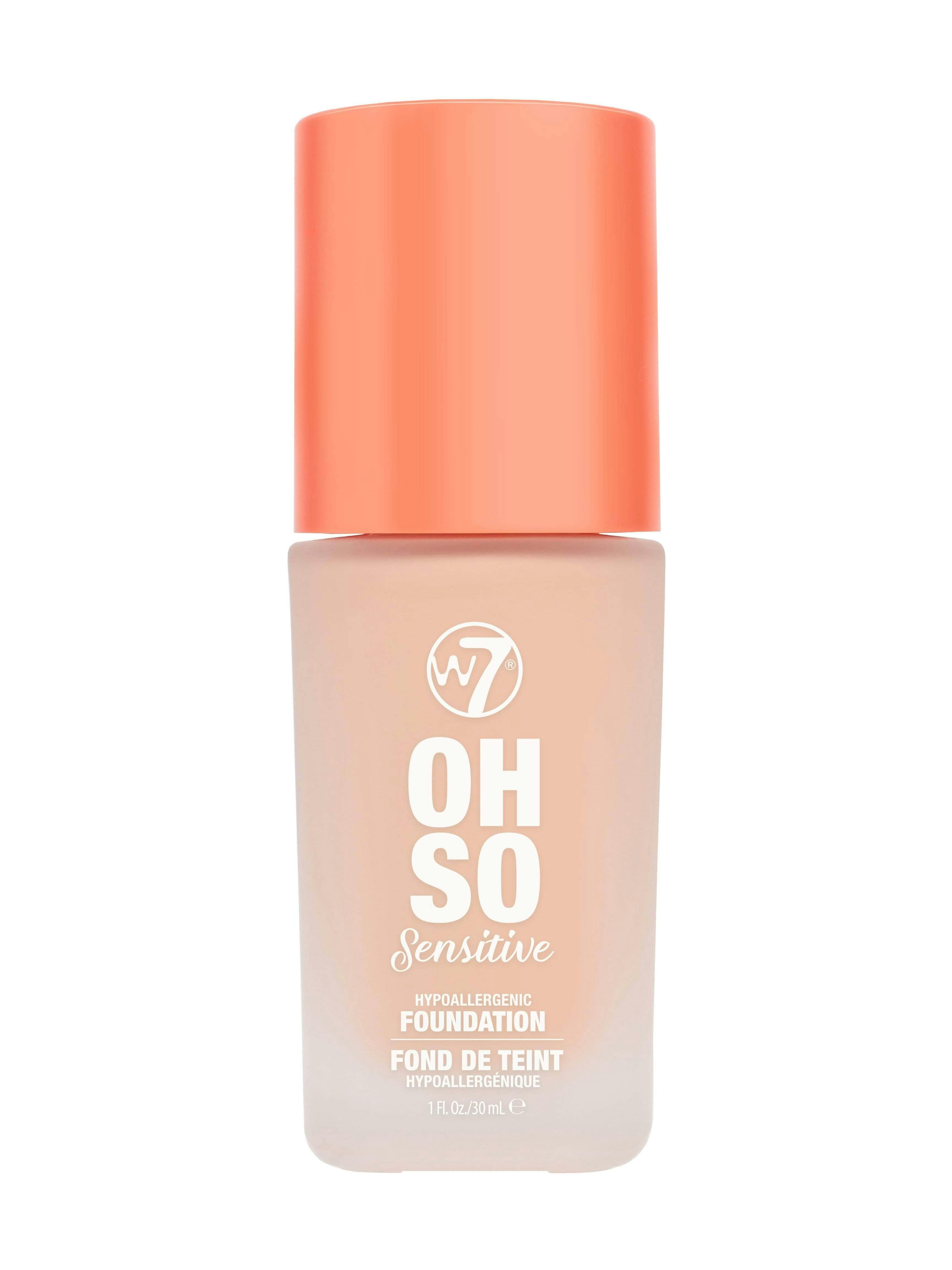W7 Oh So Sensitive Foundation Natural Beige 30 ml